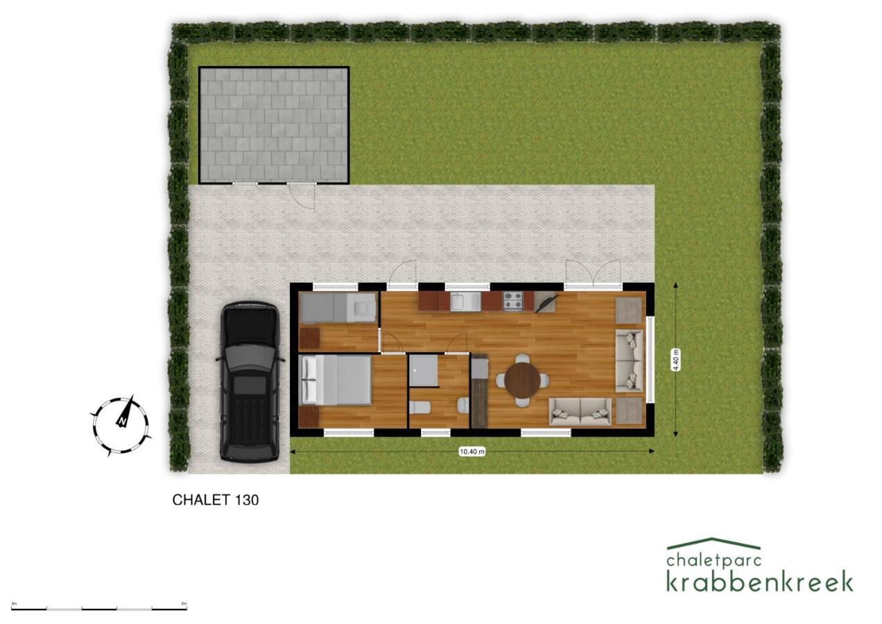 Chaletparc Krabbenkreek Zeeland - Chalet 130 Синт-Анналанд Экстерьер фото